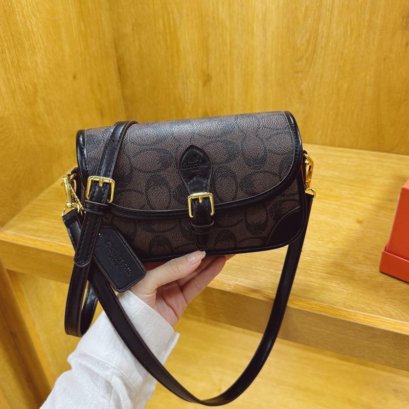 Retro Printed Shoulder Armpit Bag Autumn and Winter New Old Flower Messenger Bag Versatile Fashion Niche