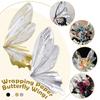 40 Pcs Butterfly Wings Wrapping Paper Florist Bouquet Package Paper DIY Bouquet Crafts 20 Set Birthday Gifts Packaging Material