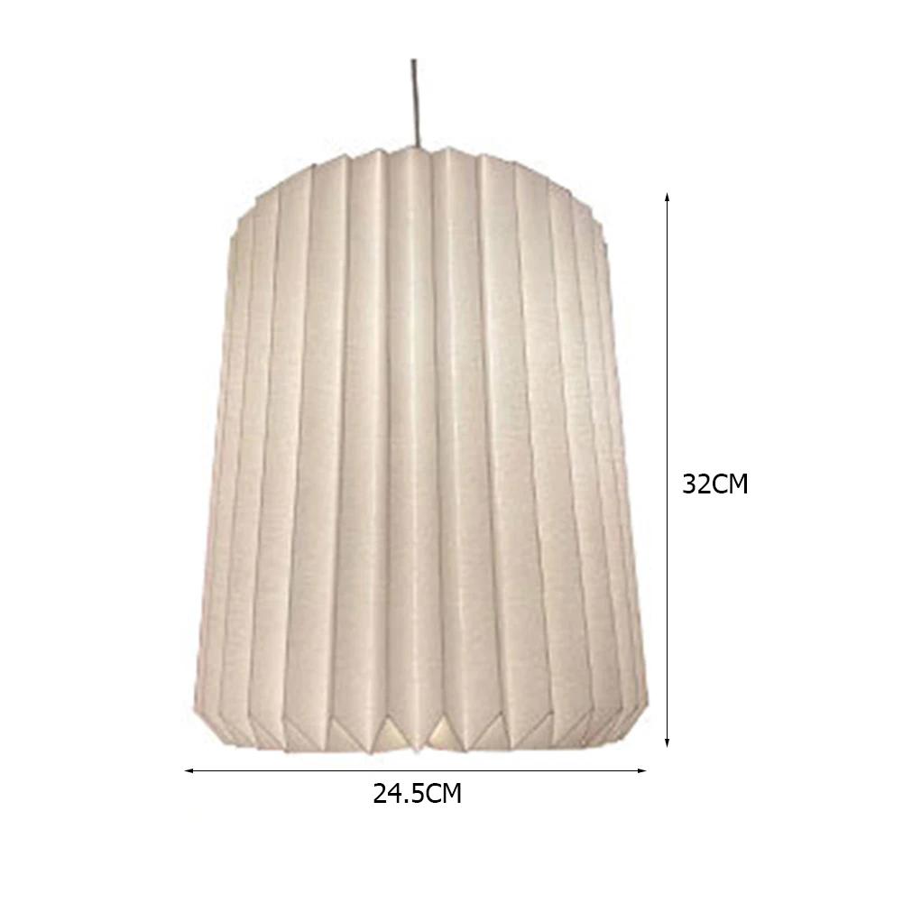 1PC Origami Ceiling Lamp Shade Hanging Lamp Cover Nordic Pumpkin/Garlic/Waist/Diamond Lampshade Home Pendant Light Cord Fixture