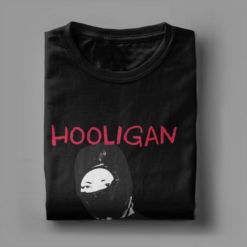 Unisex TShirt Hooligan Concert Creative Cotton Tee Shirt Short Sleeve T Shirts Crewneck Clothes Gift Idea