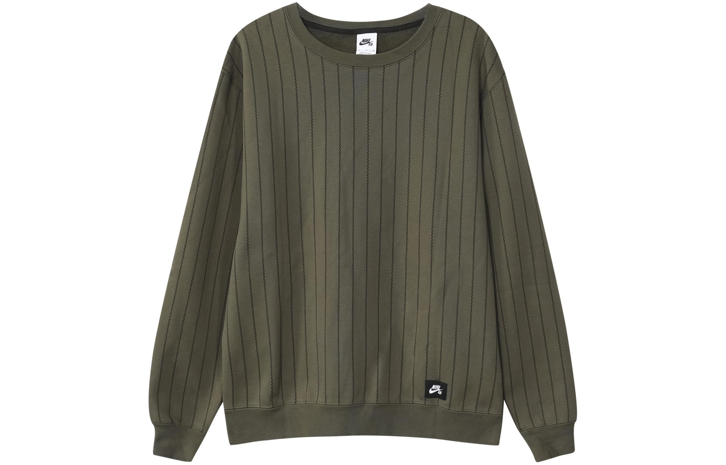 Nike Sweatshirts Unisex Green Crew Neck Moderate Other DH2637-325 XS
