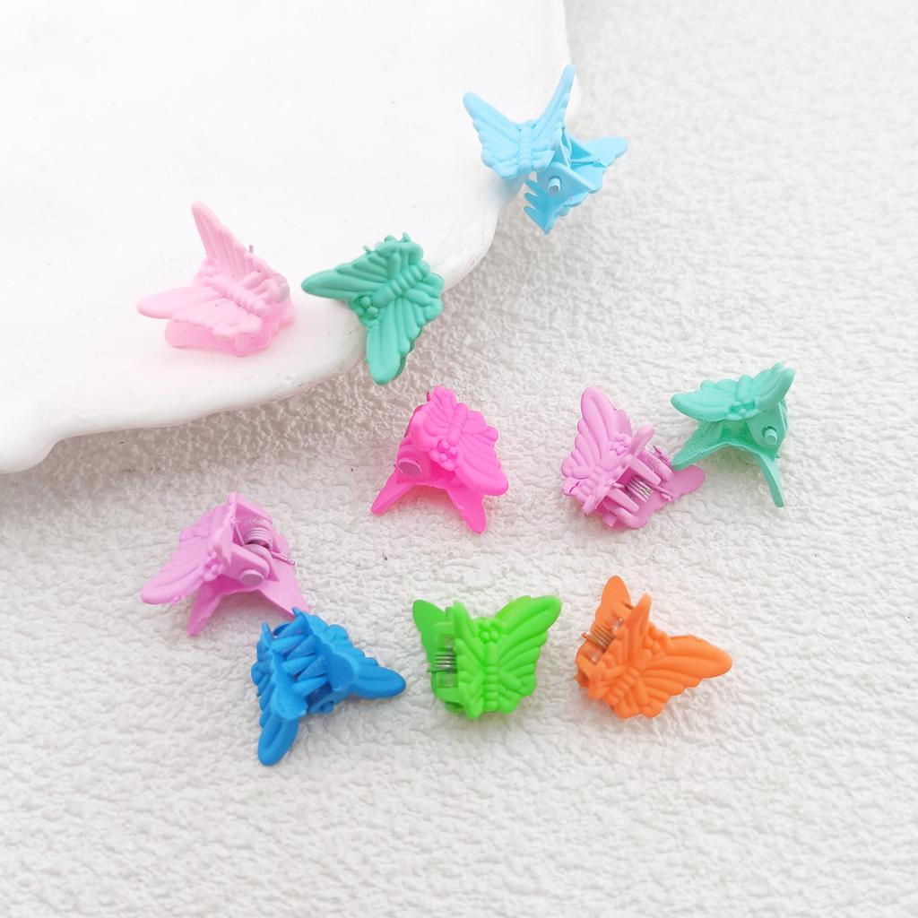 10/20/50/100 PCS Girls Mini Butterfly Hair Claw Clips Cute Candy Color Small Mini Crabs For Headwear Hair Accessories For Women