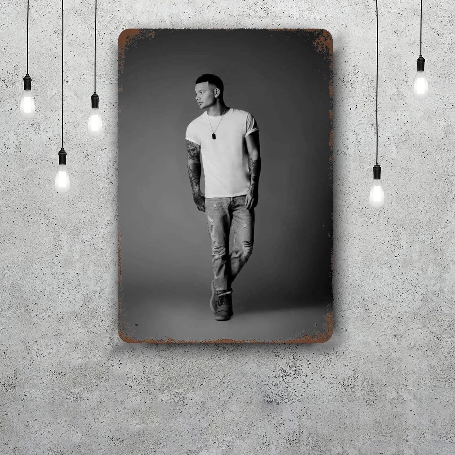 

kane brown Classic Poster Rusty Metal Plaque Retro Decorative Plate Bar Man Cave Garage Club Metal Sign Wall Decoration 20x30cm（7.8x11.8inch）