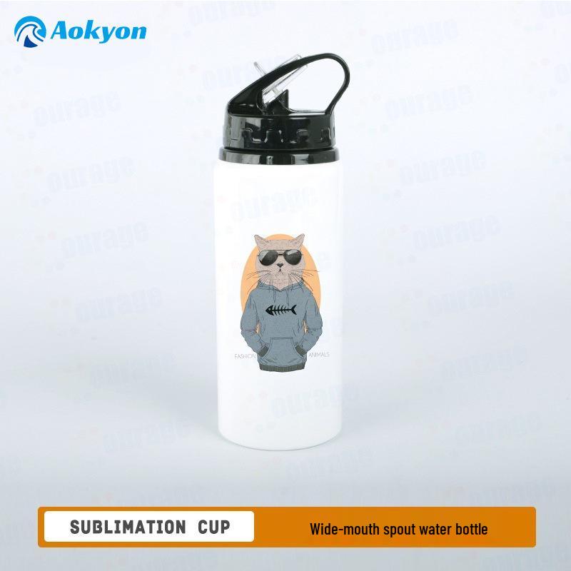 Heat Transfer Sports Water Bottle - Aluminum DIY Sublimation Sipper
