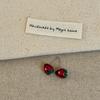 Niche Sweet Dripping Oil Strawberry Stud Earrings Female Gentle And Cute Personality Fashion Temperament Commuter Versatile Earrings