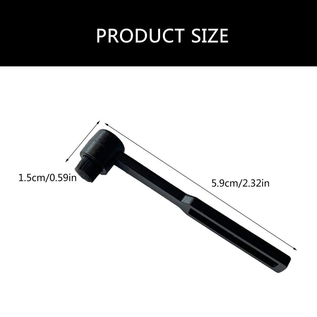Carbon Fiber Styluses Brush for Record Players Replacement Cleaning Styluses Brush Tool for Vinyls Needle Maintenance