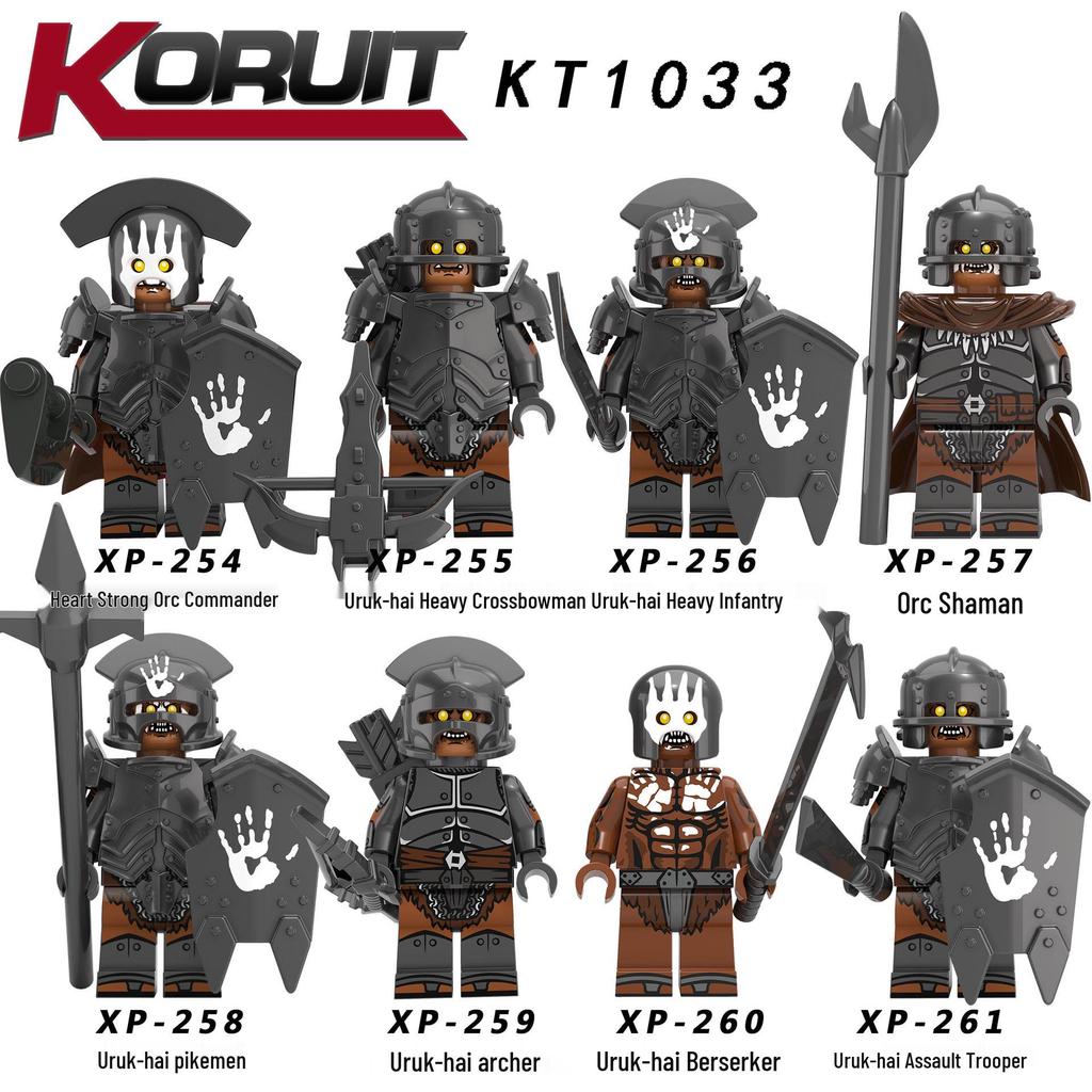 KT1033 Pre-Owned Strong Orc Minifigure Building Block Toy