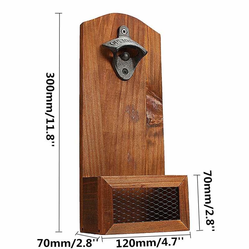 Vintage Wandflaschenöffner Antikes Eisen Wandmontierter Bar Bierglas Flaschenverschlussöffner Küchenwerkzeuge Dekor