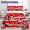 Biancheria da letto con motivo Musiala Fc Poster Personalizzato, Set Copripiumino Federa Regalo di Compleanno per la Casa(1 * copripiumino + 2 * federa, senza nucleo)_lx