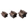 3 Stück Leder Stanzform Set 5-zackige Sternform Scharfer Legierter Stahl Leder Stanz- und Schneidform Kit