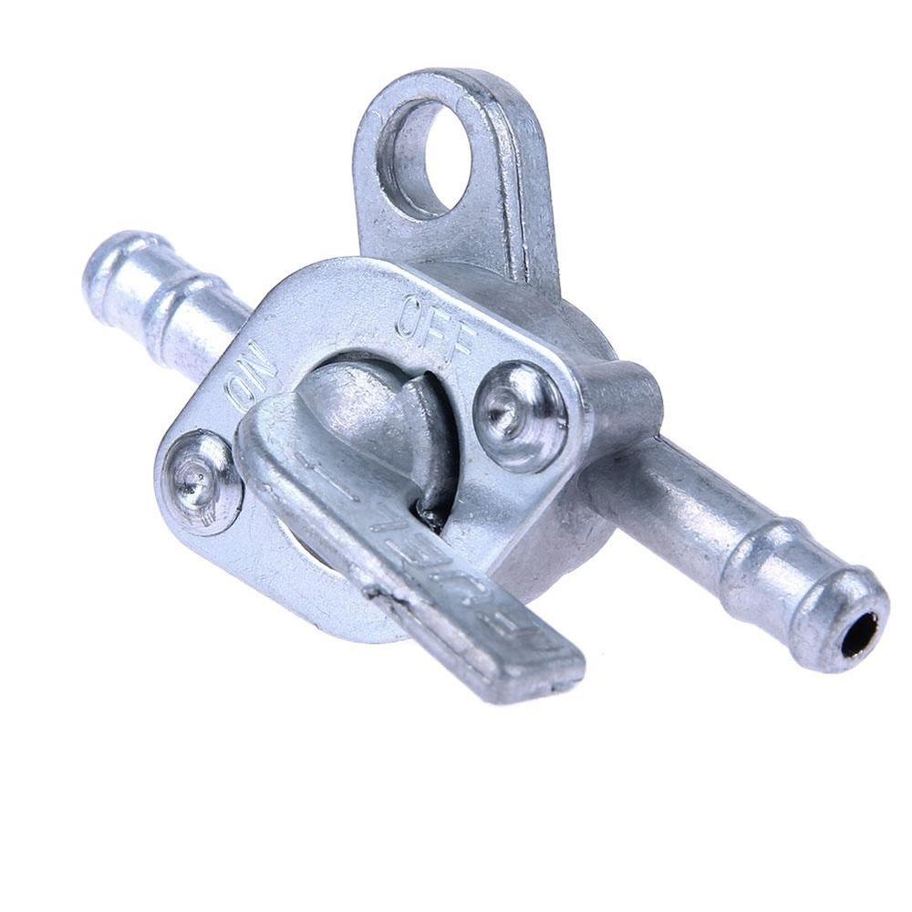 Rubinetto del serbatoio universale per moto, filtro, rubinetto di scarico, interruttore da 1/4" in linea, per olio, benzina e carburante, per bici