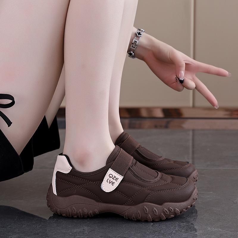 Korean version of Internet celebrity students autumn and winter outdoor recreational sports shoes comfortable flat non-slip training running travel