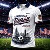Men's Casual Short Sleeve Soccer Print T-Shirt for Sports, Training, and Daily Wear