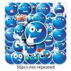50 pieces little blue bean emoticons -1753