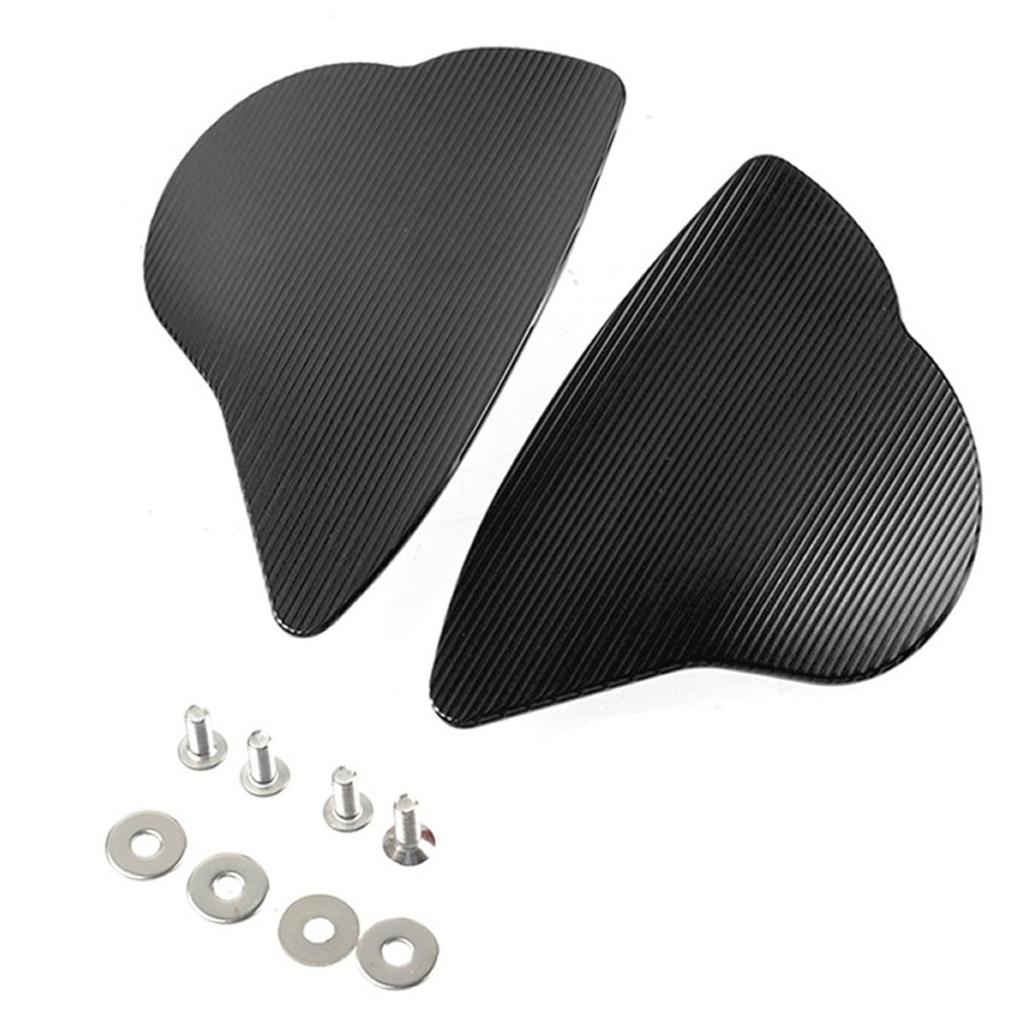 Motorcycle Mirror Block Off Base Plates Decorative Mirror Hole Cover Caps Replacement for YZF R6 R7 2017 2024 Black