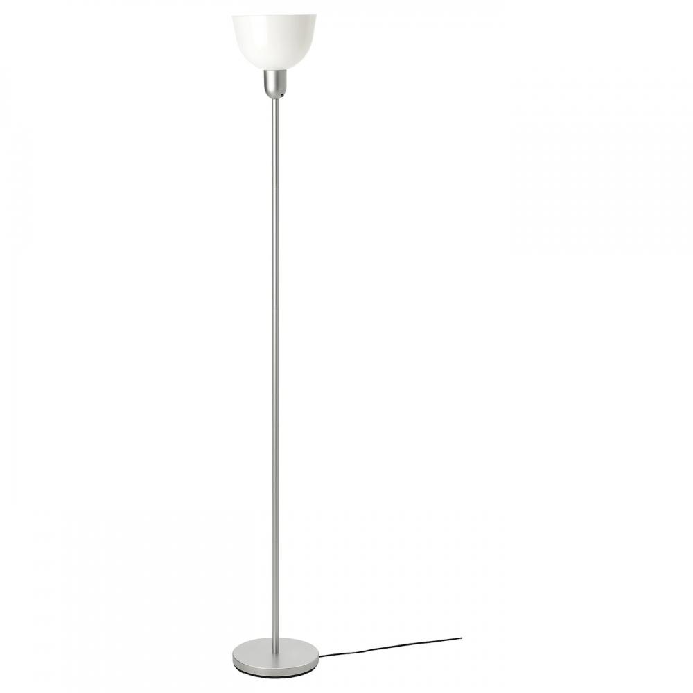 

IKEA HEKTOGRAM bottom up floor lamp silver white