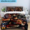 3PCS Horror Movie Icons 3pcs Bedding,Including 3PCS Duvet Cover And 2pcs Pillowcases Perfect for Christmas,Ideal for Bedroom, Dormitory