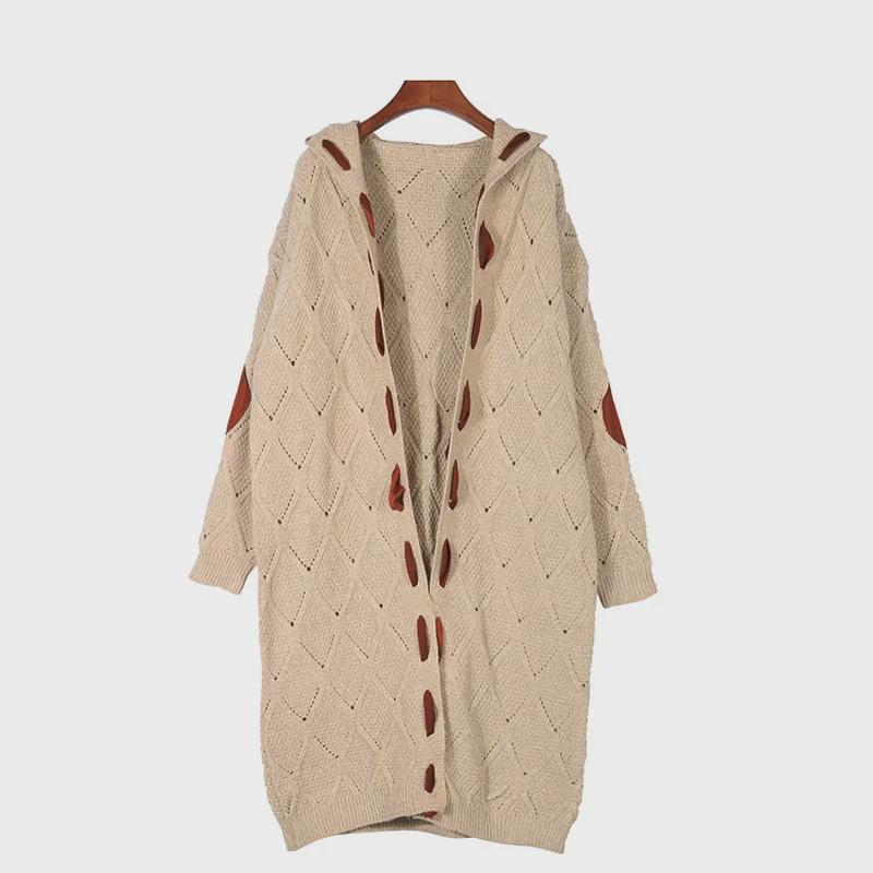 Women's Hot-Selling Mid-Length Knit Sweater Coat