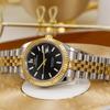 BUREI Men's Automatic Watch Waterproof Analog Mechanical Male Popular Business Date Brand Wristwatch Simple Casual Luminous Watch (Gold Black)