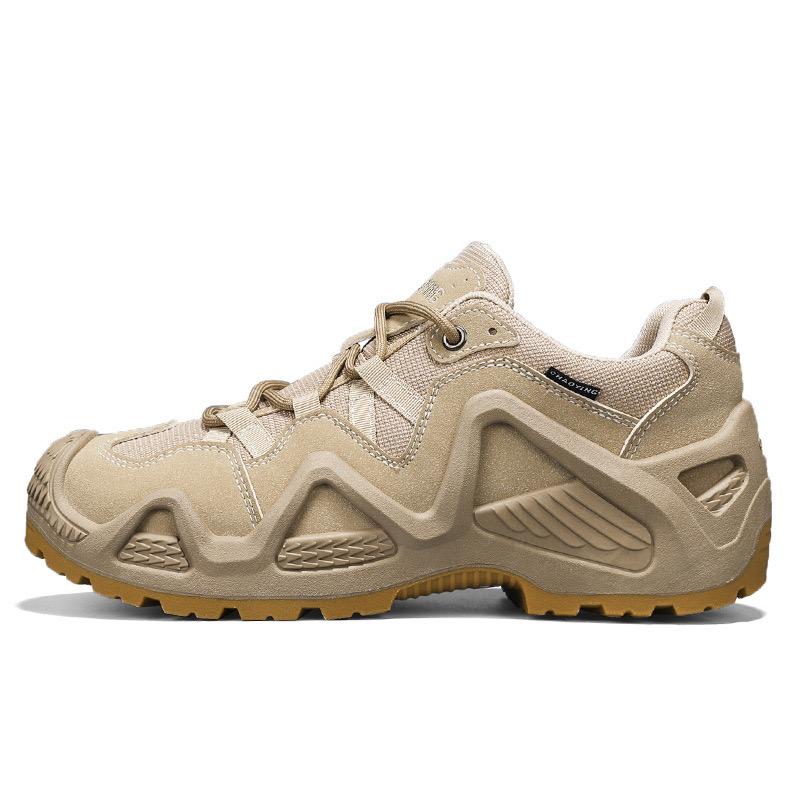 Men's Fashionable Sports Shoes, New Outdoor Anti Slip Hiking Shoes, Breathable and Wear-resistant Low Top Hiking Shoes