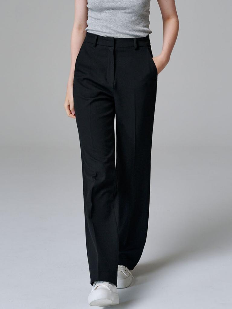 Marop 2115 Stretch Semi-Wide Pants (Black)