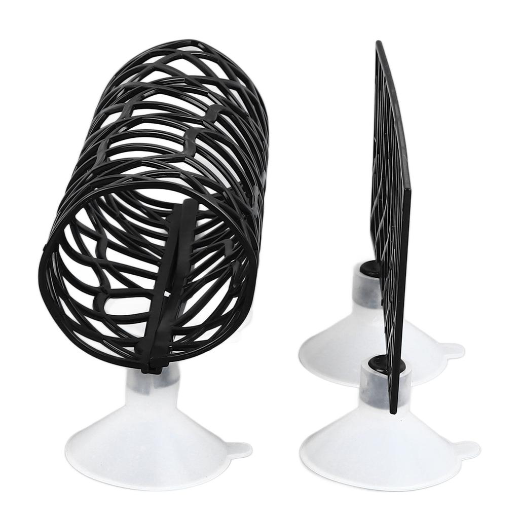 Fish Bed Tunnel Safe Small Hole Hollow Fish Resting Tube with Suction Cup for Fish Aquarium