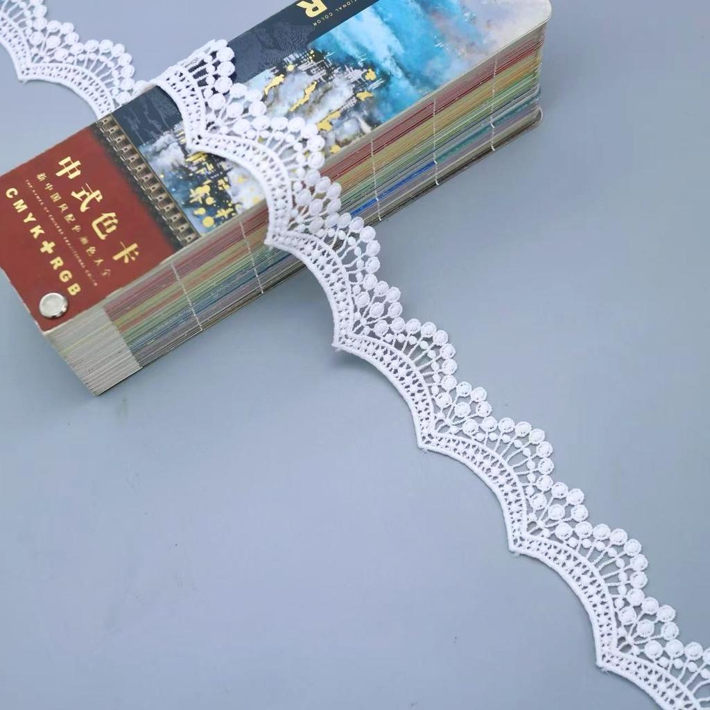Unilateral Water-Soluble Barcode Lace, Milk Silk Embroidery Diy Accessories, Children'S Dress Lace