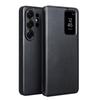 Chali Leather Flip Case with Smart Window for Samsung S26 Ultra
