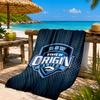 Nk Osijek Crest Design Beach Towel, Quick-drying, Easy to Care for, Suitable for Both Fitness and Beach Vacations,Sports Essential