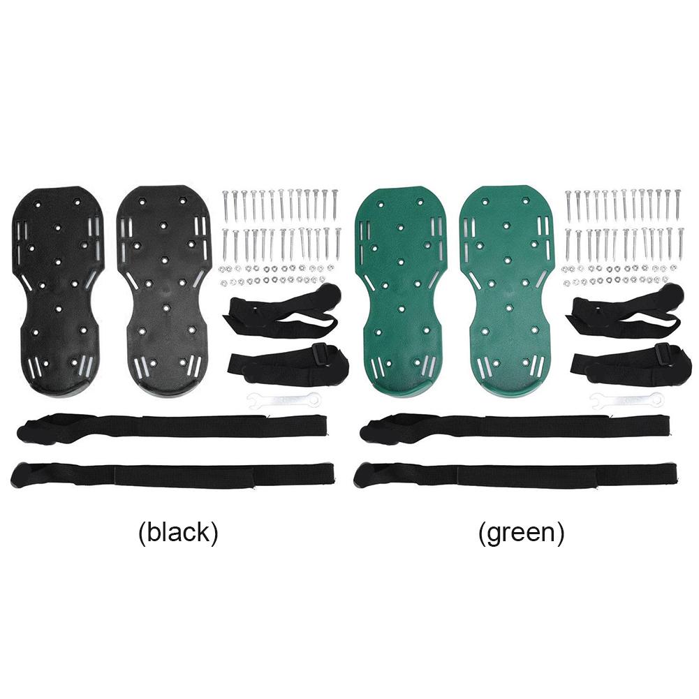 Lawn Aerator Shoes Aerator Spiked Sandals with Adjustable Strap Grass Spiked Shoes Anti-Slip for Aerating Lawn Soil