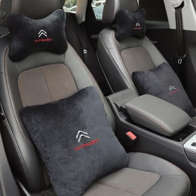Almohada Cervical para Coche Reposacabezas de Asiento Protección Lumbar Columna Vertebral Cojín Decorativo para C4 C3 C5 C1 C2 Berlingo C-Elysee C4-Picasso C4-Ai
