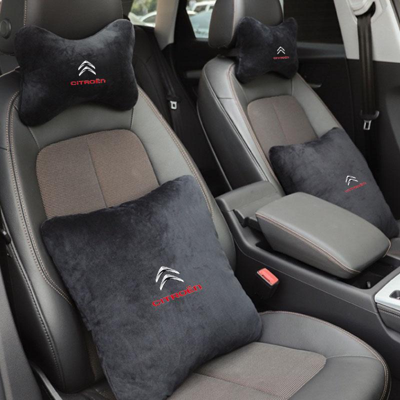 Cuscino per Collo Auto Sedile Poggiatesta Protezione Colonna Lombare Cuscino Decorativo per Citroen C4 C3 C5 C1 C2 Berlingo C-Elysee C4-Picasso C4-Ai