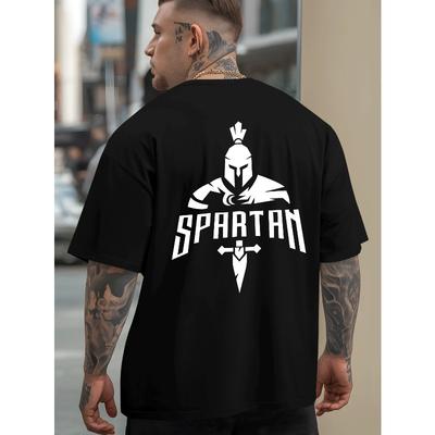 Europäische Größen Outdoor-Sport und Freizeit Große Kurzarm-T-Shirts, Trendige Herren-Mode-Aufdrucke, Lockere Hemden, Vielseitige Rundhals-Oberteile