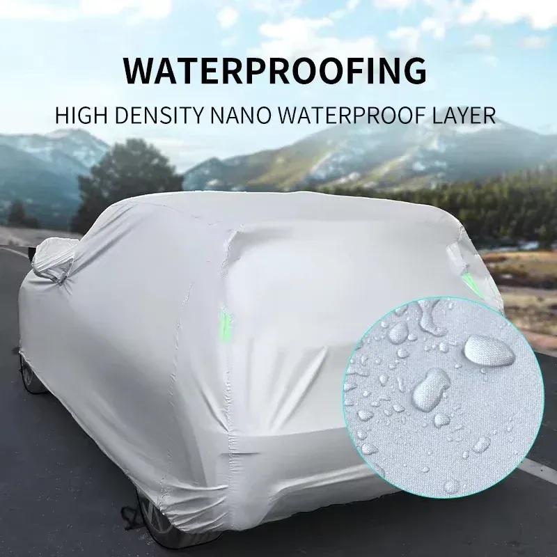 For Ford Ranger Outdoor Car Cover With Reflective Strips, Waterproof Snowproof Dustproof, UV Protection Auto Accessories
