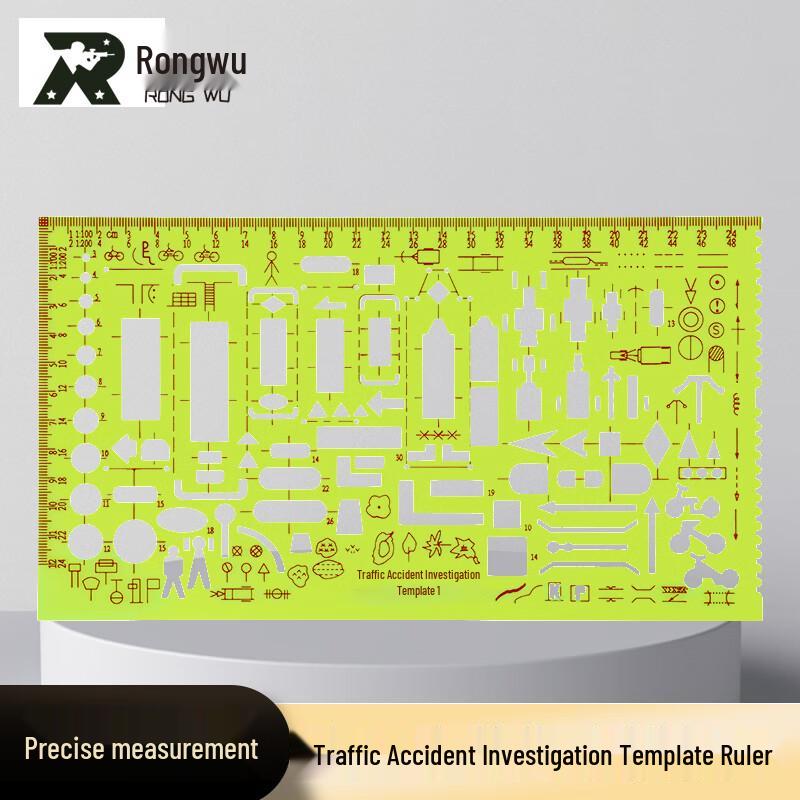 Vehicle Accident Scene Template Ruler