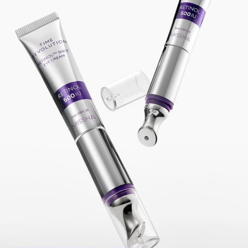 MISSHA Coffret Time Revolution 500 Shot Crème pour les yeux au rétinol 500