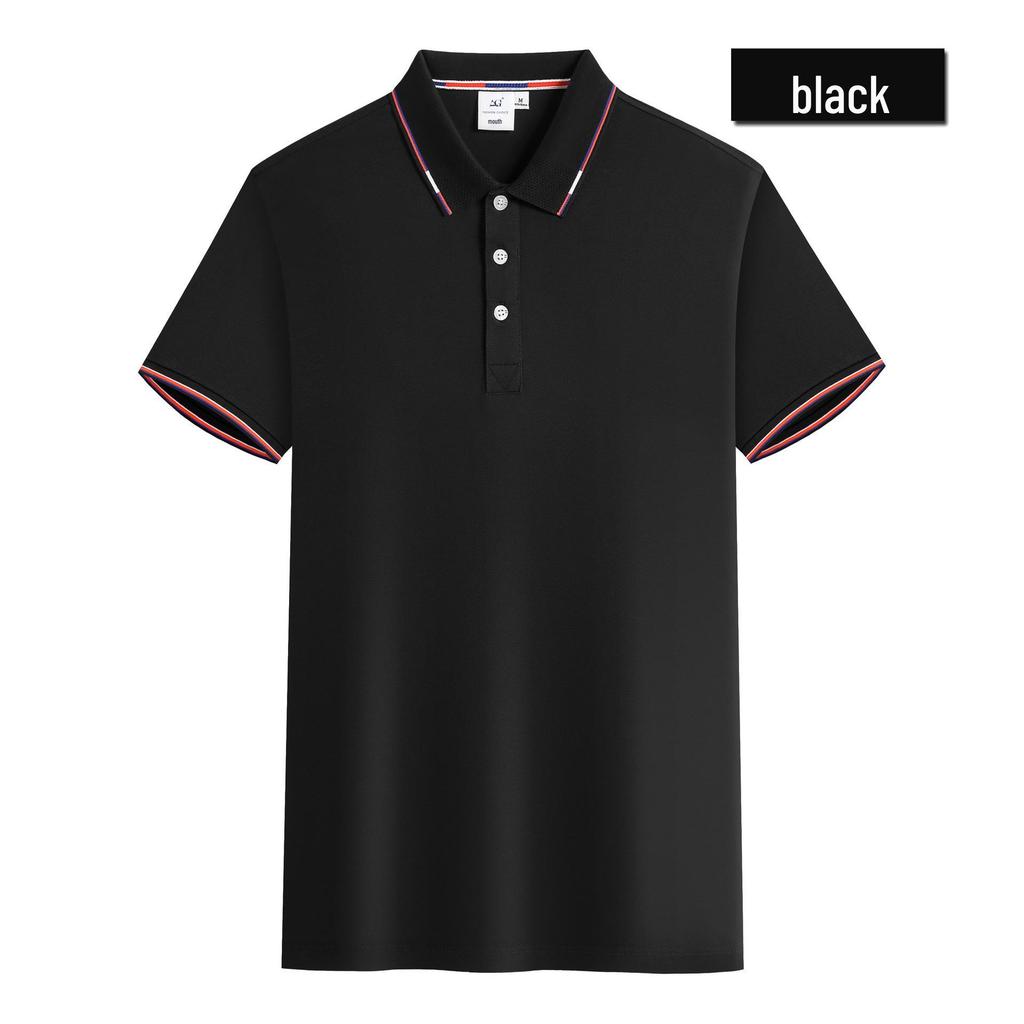 Custom Corporate Logo Polo Shirt - Short Sleeve Workwear for Summer Advertising & Team Outfits