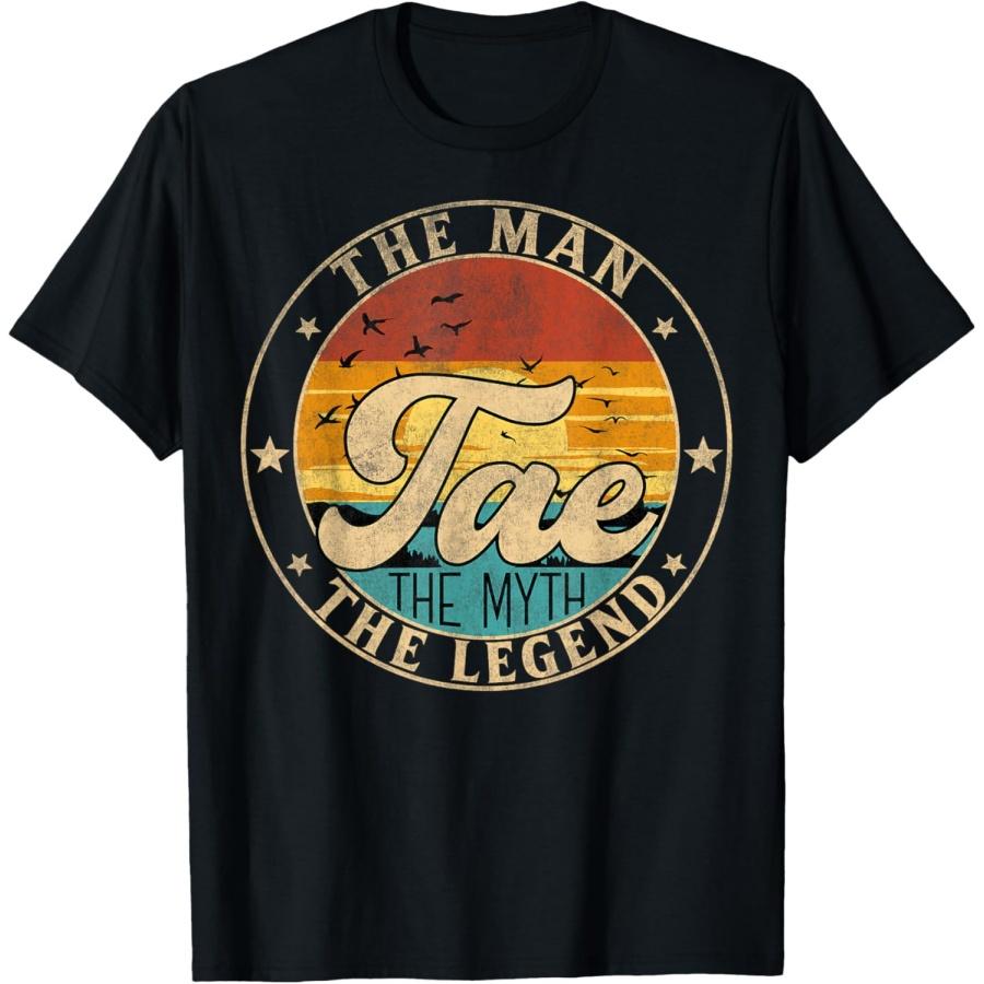 TAE The Man The Myth The Legend First Name T-Shirt XXXXXL чёрный