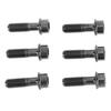 6PCS Bicycle Stem Bolt M5 X 16mm Titanium Alloy Waterproof Rustproof Handlebar Stem Bolts Screw for