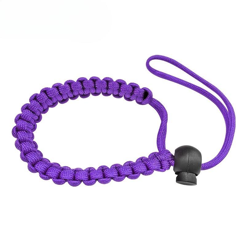

Retractable Flexible Lanyard Wristband Durable Mixed Color Design Outdoor Activities фиолетовый