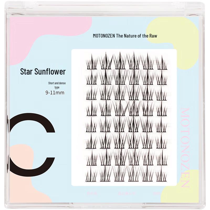 MOTONOZEN Segmented Sunflower False Eyelashes