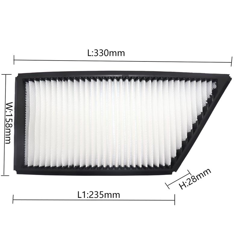 Auto Cabin Air Filter for 2000- Peugeot 206/207 1.4L 1.6 L 2.0L Citroen C2 2010- PEUGEOT HOGGAR 1.4L 1.6L 6447.AZ