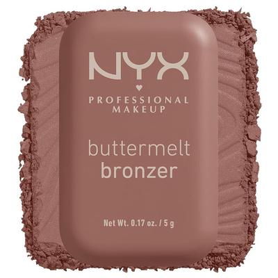NYX PROFESSIONAL MAKEUP Matte Buttermelt Bronzer Longwear Face Makeup Up To 12 Hour Wear Vegan Formula - Butta Cup, 04 - Butta Biscuits
