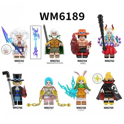 WM6189 Cartoon Series Characters Building Blocks Anime Action Figure Accessories Model Bricks Toys For Kids