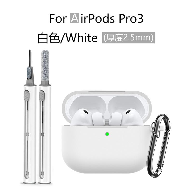 

Silicone Cases With Hook For Airpods3 Protective Shockproof Wireless Earphone Cover With Cleaner Kit AirPodsPro3