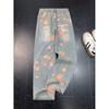 American Flower Full Print Jeans Men's and Women's Autumn Micro-pull Thin Straight Micro-pull Tide Brand Guangzhou Xintang Wholesale