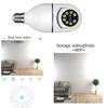Bulb Camera Wireless IP Camera Outdoor Street WIFI PTZ Speed Dome Camera 1080P HD AI Auto Tracking CCTV Surveillance