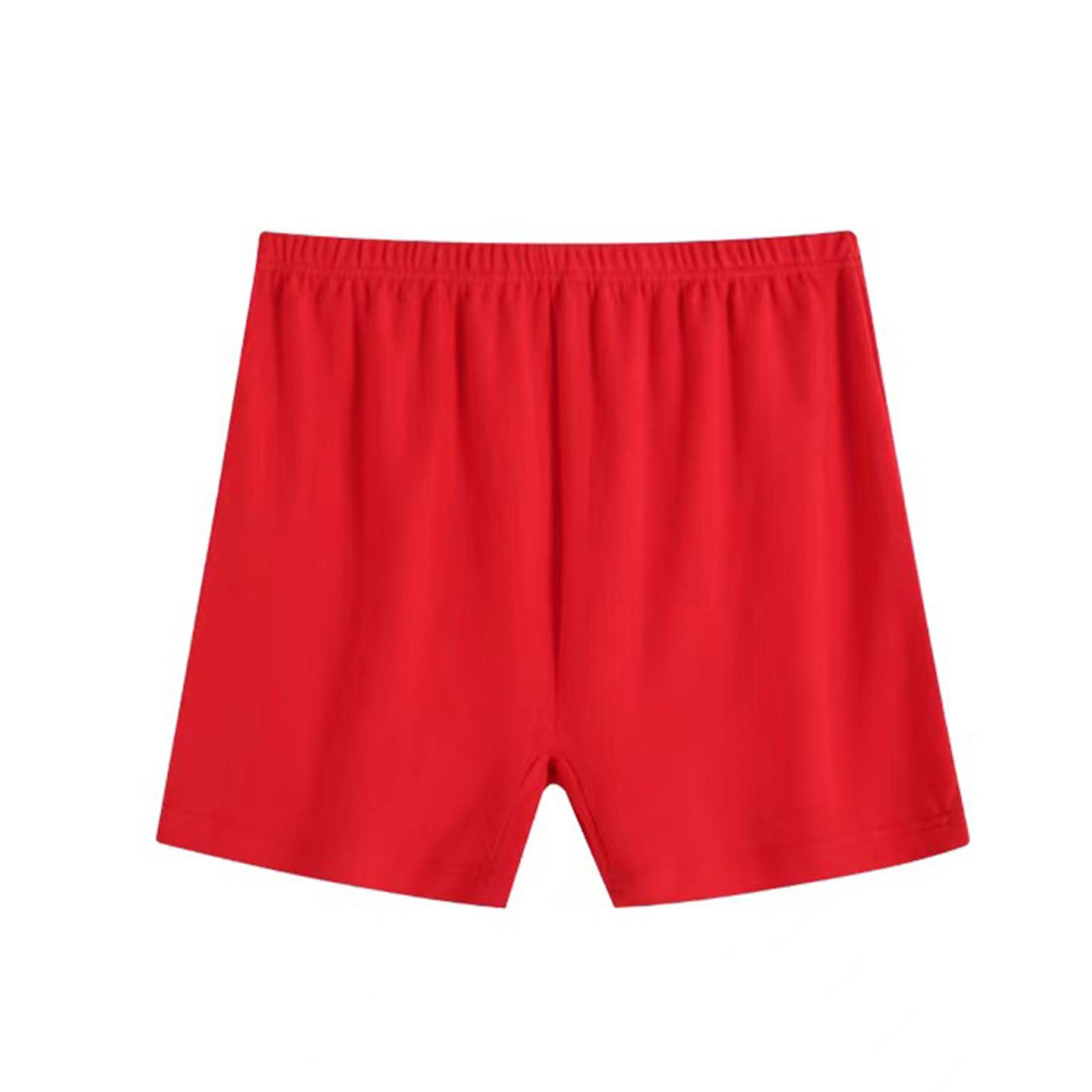 

Women s High Waisted, Flat Cornered, Loose Fitting And Oversized Underwear XL червоний