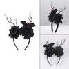 Plastic Skull Headbands For Halloween Parties Gothic Costume Accessory Portable Hair Decors