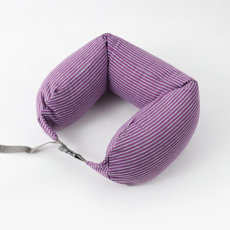 Multifunctional travel pillow U-shaped neck pillow Car plane pillow Unprinted U-shaped pillow
